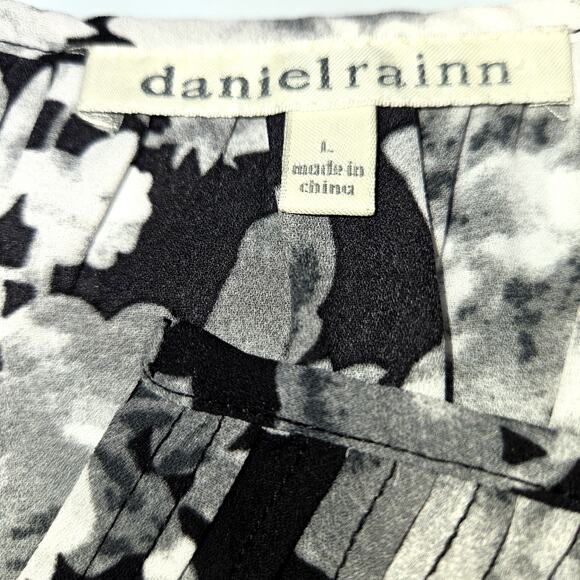 Daniel Rainn Large Women's Long Sleeve Maxi BOHO Dress Miss Size 12 14 L - Picture 3 of 6